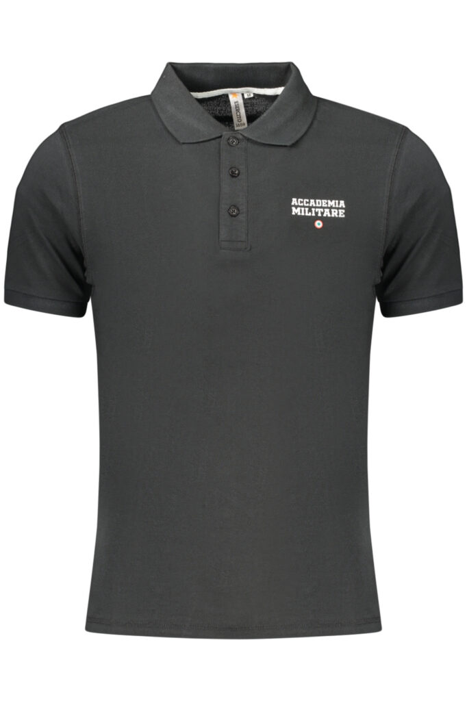 MILITARY ACADEMY MEN'S BLACK SHORT-SLEEVE POLO SHIRT S6S6735584_NE002