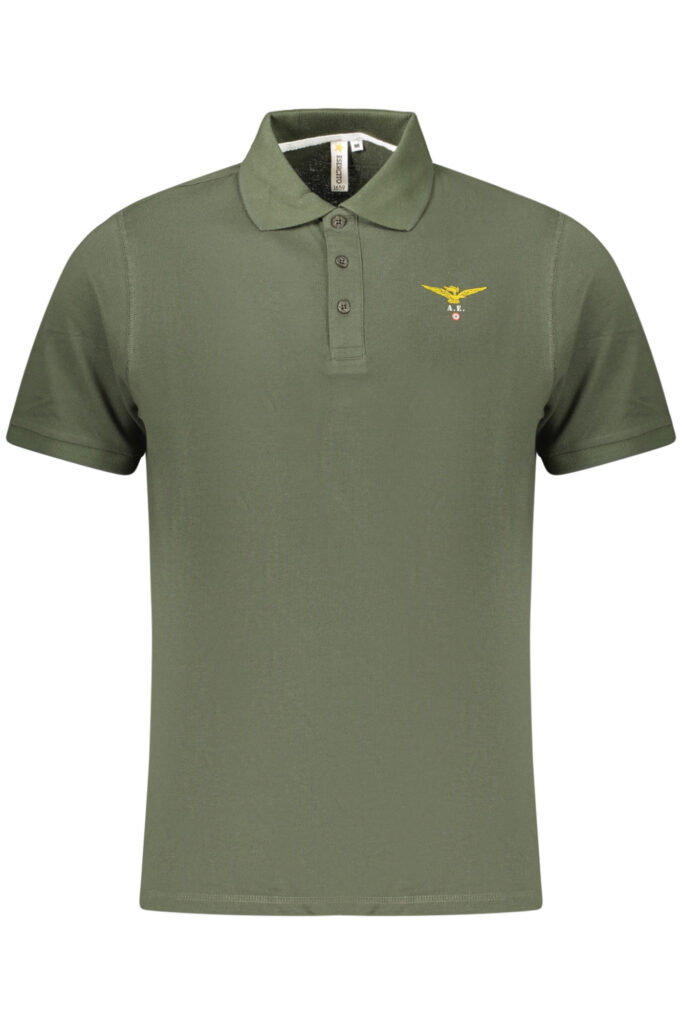MILITARY ACADEMY MEN'S SHORT-SLEEVED POLO SHIRT, GREEN S6S6745584_VE058