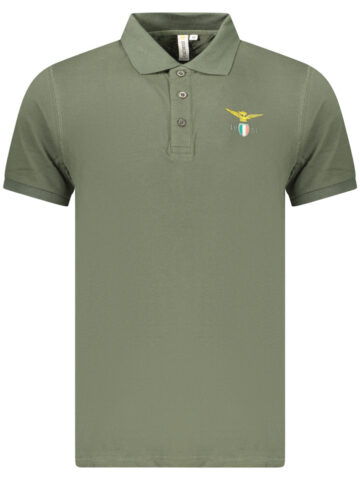 MILITARY ACADEMY MEN'S SHORT-SLEEVED POLO SHIRT, GREEN S6S6765584_VE058