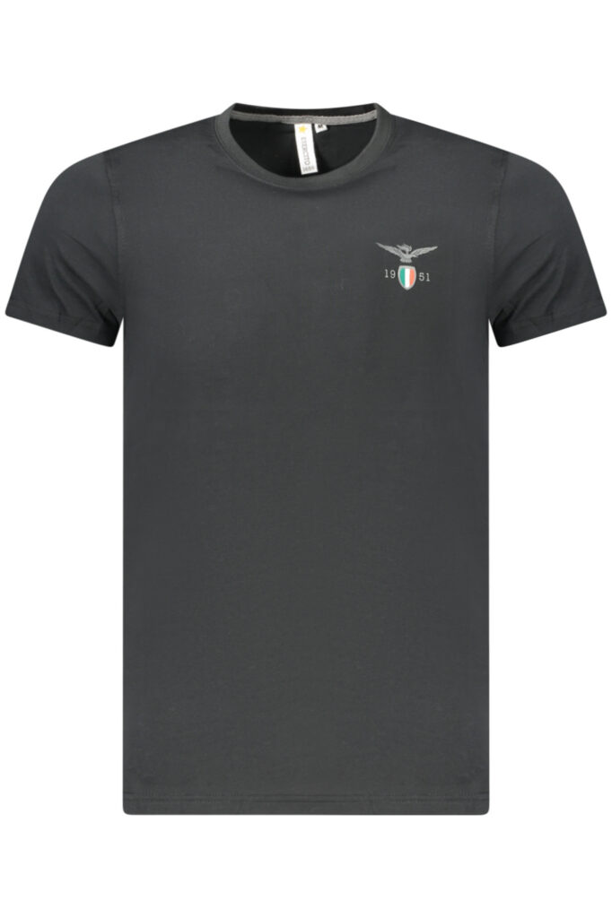 MILITARY ACADEMY MEN'S BLACK SHORT-SLEEVE T-SHIRT S6S6825586_NE002