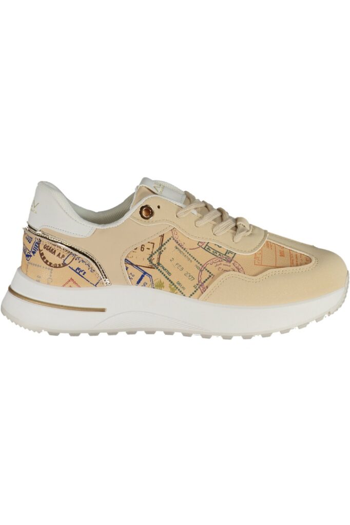 ALV BY ALVIERO MARTINI WOMEN'S BEIGE SPORTS SHOES