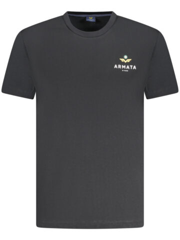 ARMATA DI MARE Herren T-Shirt Kurzarm Schwarz