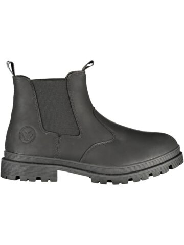 AVIREX Herren Chelsea Boot Schwarz