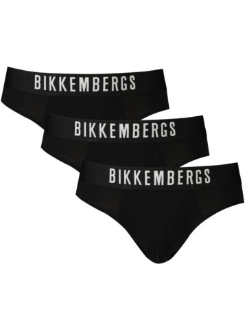 BIKKEMBERGS Herren Slip Schwarz