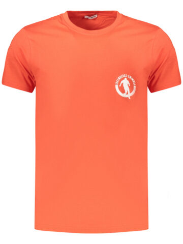 BIKKEMBERGS T-Shirt Kurzarm Orange