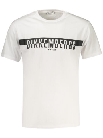 BIKKEMBERGS Herren T-Shirt Weiß