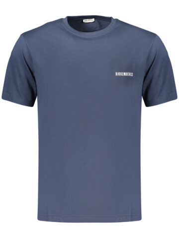 BIKKEMBERGS Herren Kurzarm T-Shirt Blau