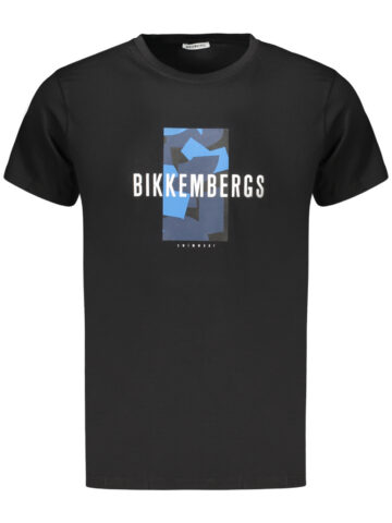 Herren T-Shirt Schwarz BIKKEMBERGS