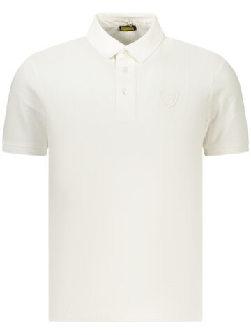 BLAUER APPAREL Herren Poloshirt Kurzarm Weiß