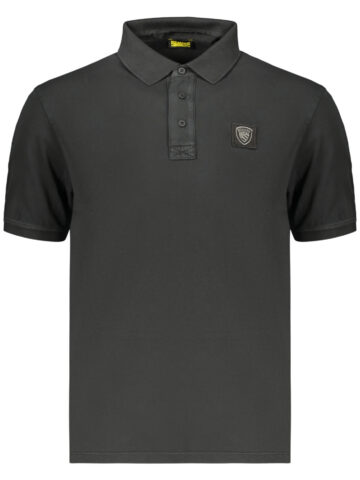 BLAUER APPAREL Herren Polo Kurzarm Schwarz