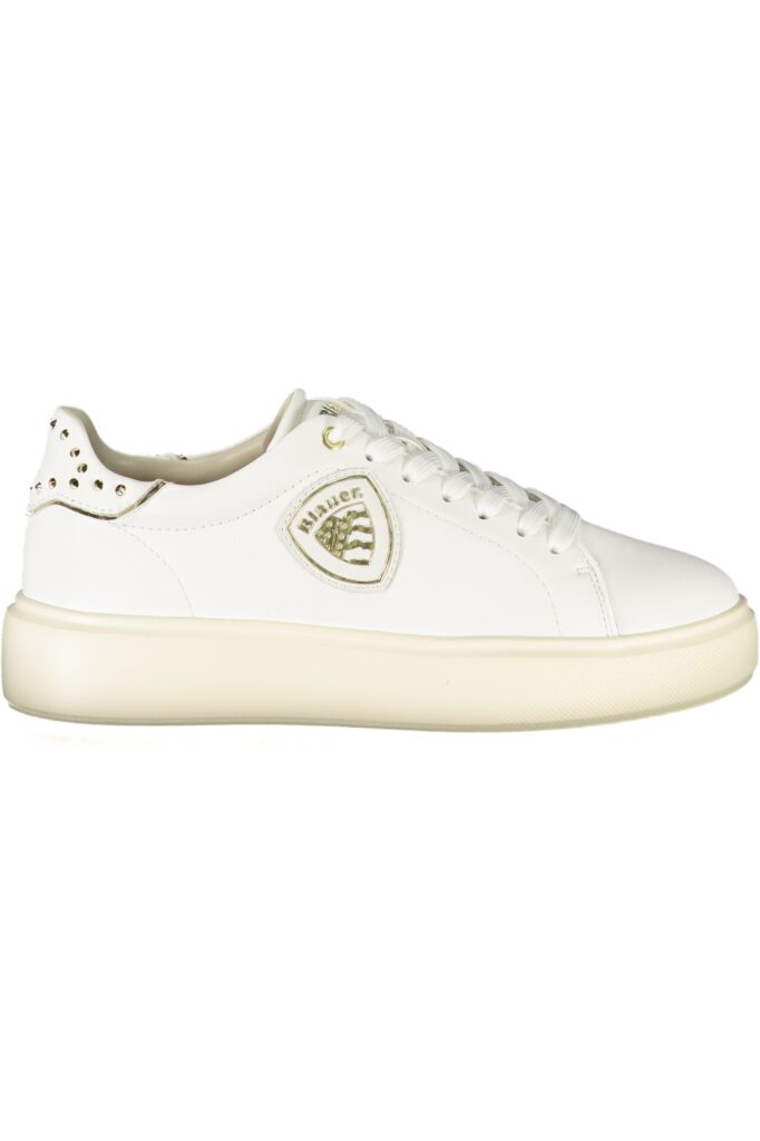 Blauer Damen Sportschuhe Weiß