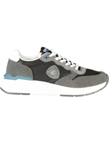 Blauer Herren Sportschuh Schwarz