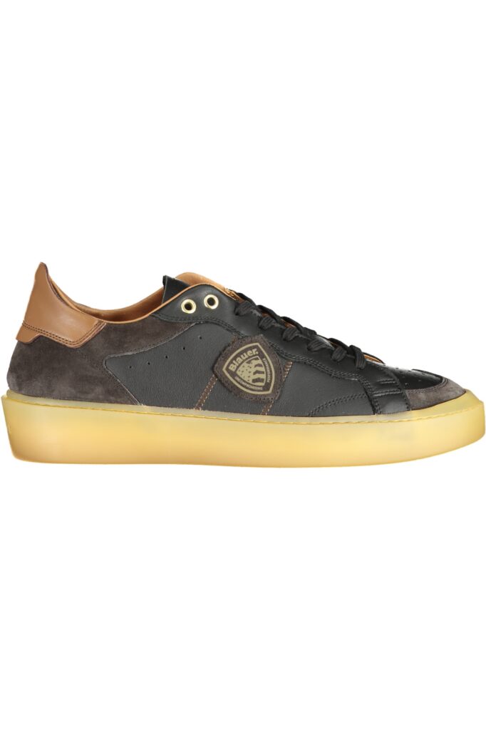 Blauer Herren Sportschuh Schwarz