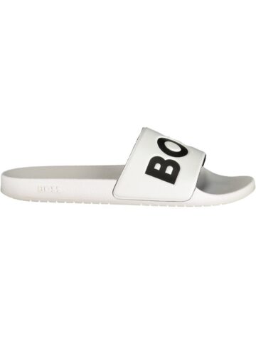 BOSS Footwear Herren Hausschuhe Weiß