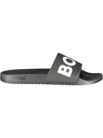 BOSS FOOTWEAR Herren Slipper Schwarz