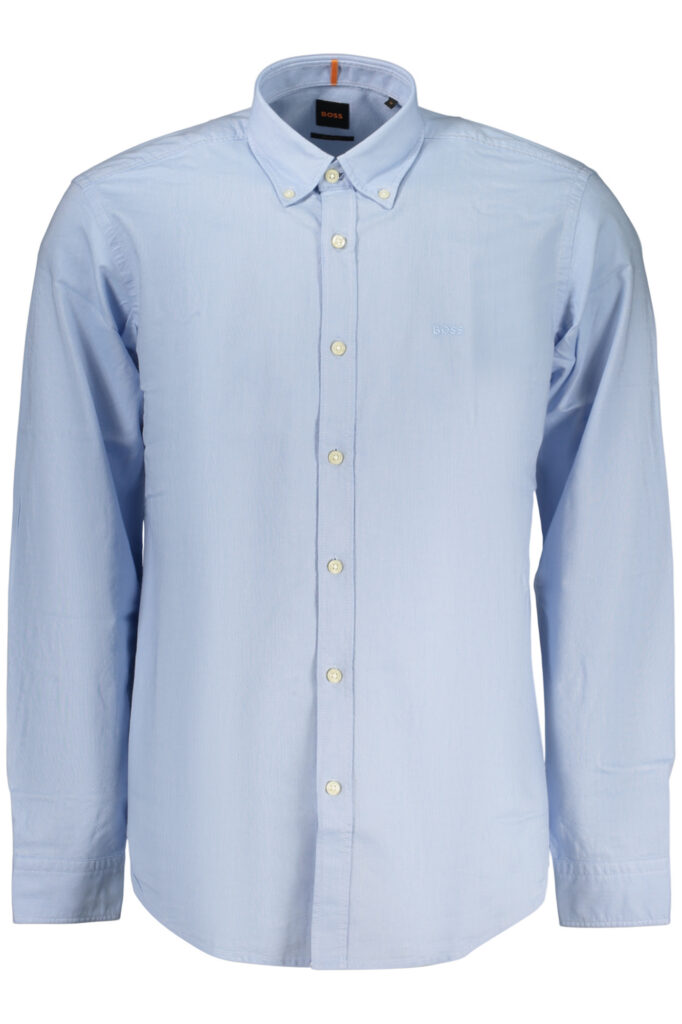BOSS Herren Hemd Langarm Blau