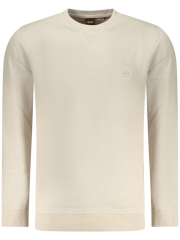 BOSS Herren Sweatshirt ohne Reißverschluss beige