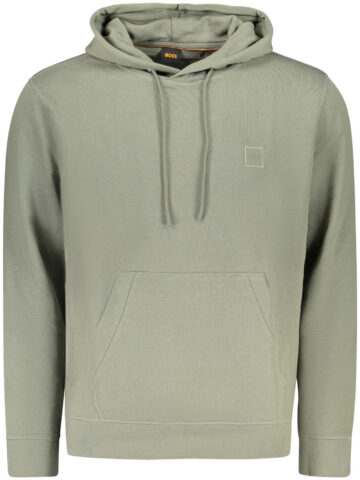 BOSS Herren Sweatshirt ohne Reißverschluss Grün