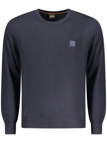 BOSS Herren Pullover Blau