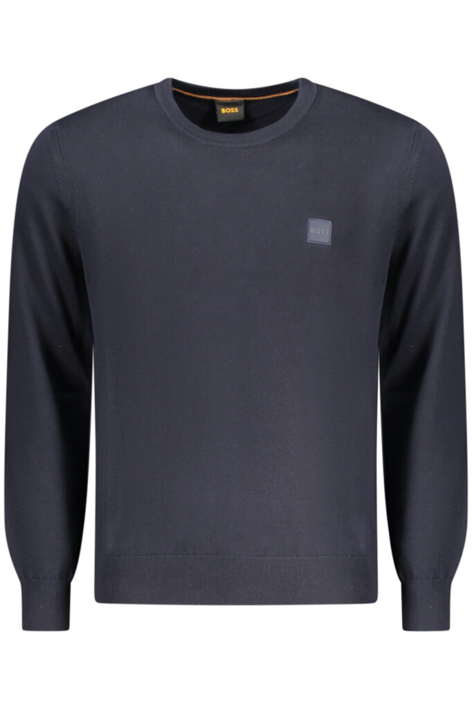 BOSS Herren Pullover Blau