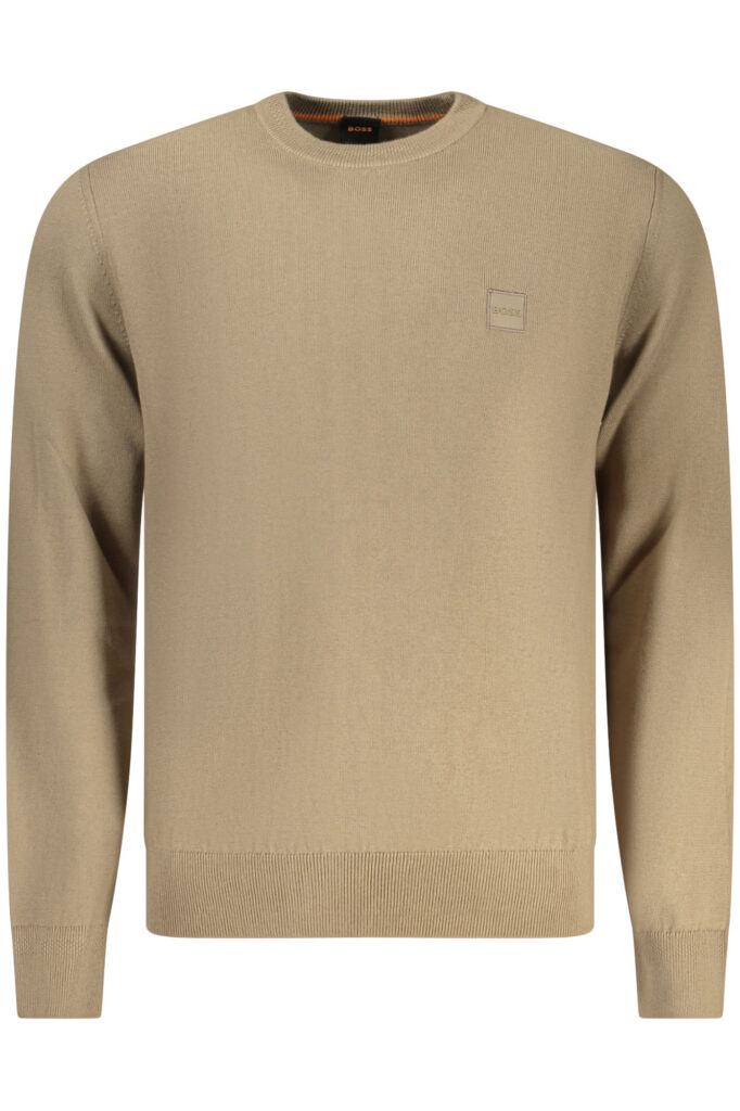 BOSS Herren Pullover Braun