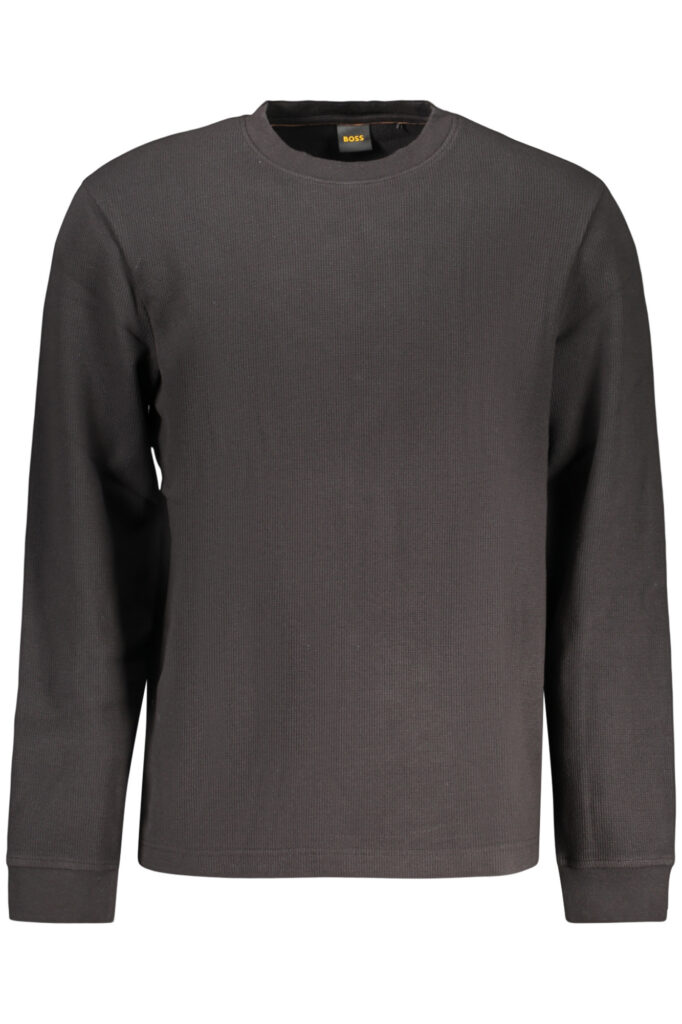 BOSS Herren Pullover Schwarz