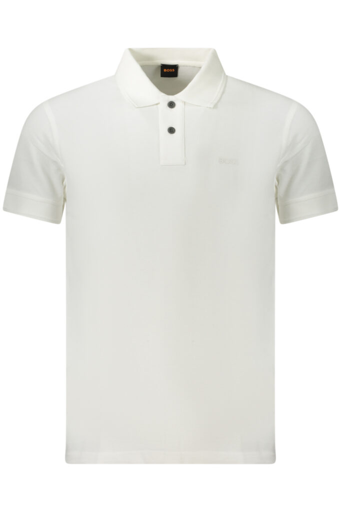 BOSS Herren-Poloshirt weiß