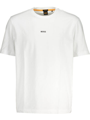 BOSS Herren T-Shirt kurzarm Weiß