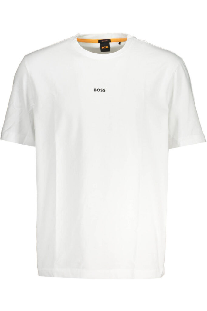 BOSS Herren T-Shirt kurzarm weiß