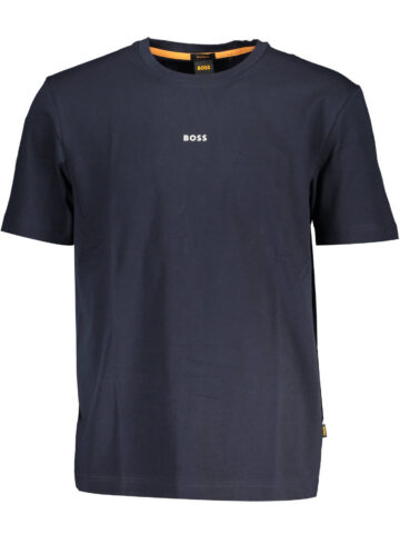 BOSS Herren T-Shirt mit kurzem Ärmel blau