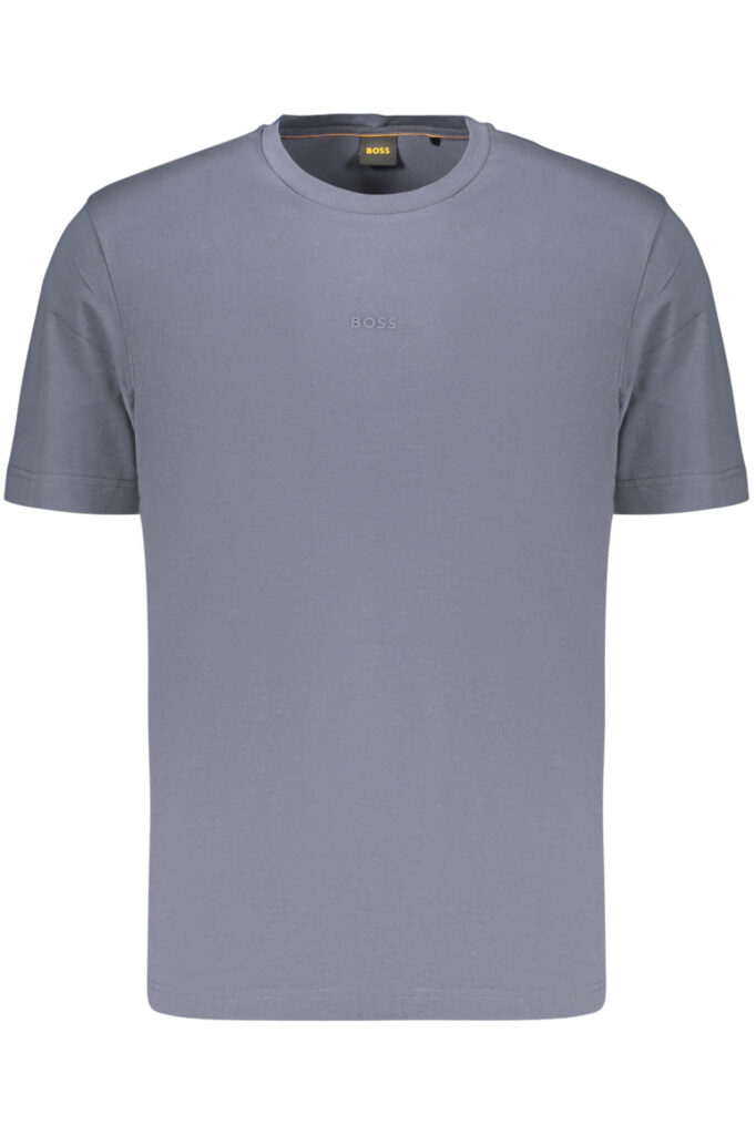 BOSS T-Shirt Herren Kurzarm Blau