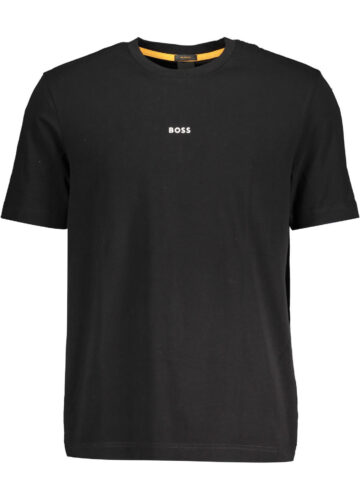 BOSS Herren T-Shirt Kurzarm Schwarz