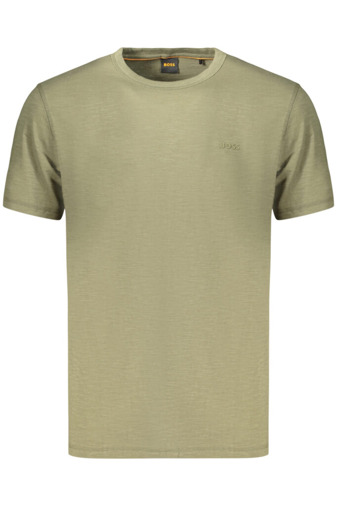 BOSS Herren Kurzarmshirt Grün