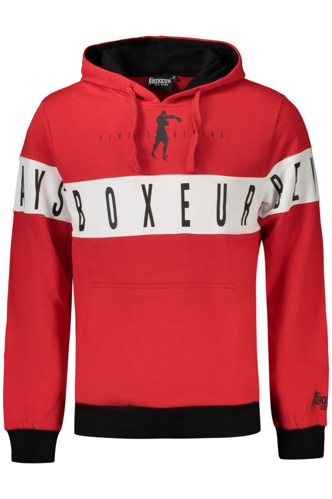 BOXEUR DES RUES Herren Sweatshirt Rot