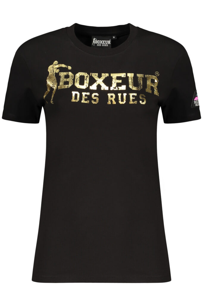 Boxeur Des Rues Damen T-Shirt Kurzarm Schwarz