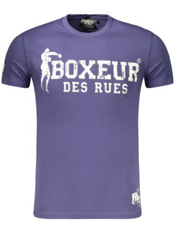 BOXEUR DES RUES Herren Kurzarm-T-Shirt Blau