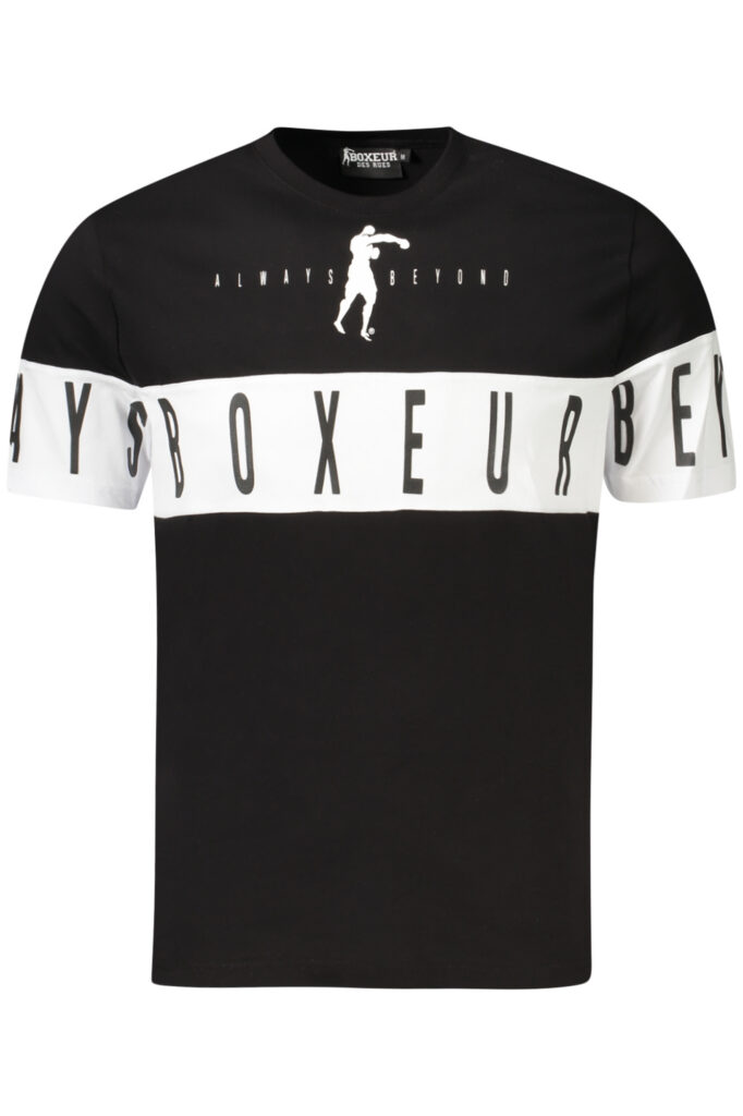 BOXEUR DES RUES Herren T-Shirt Kurzarm Schwarz