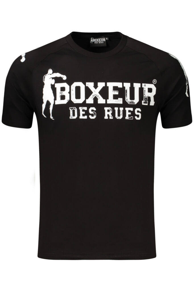BOXEUR DES RUES Herren T-Shirt Kurzarm Schwarz