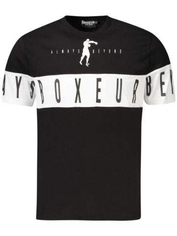 BOXEUR DES RUES Herren T-Shirt Kurzarm Schwarz