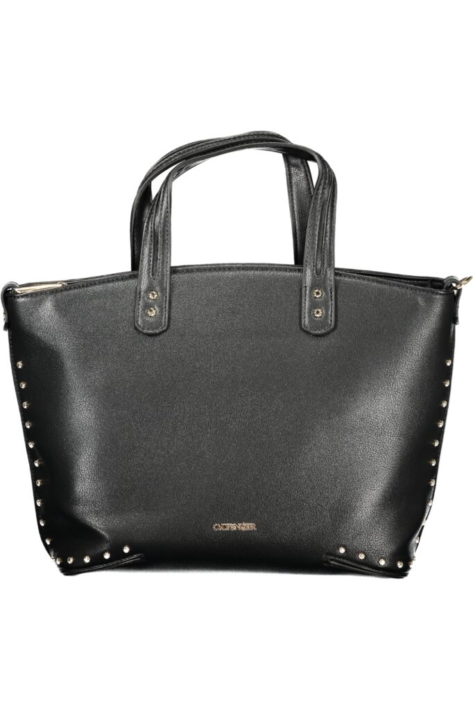 CafeNoir Damen Handtasche Schwarz