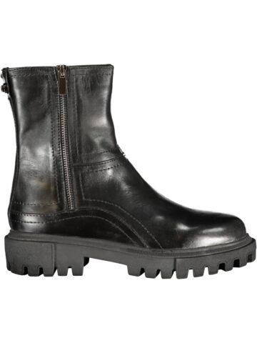 Café Noir Damen Stiefelette Schwarz