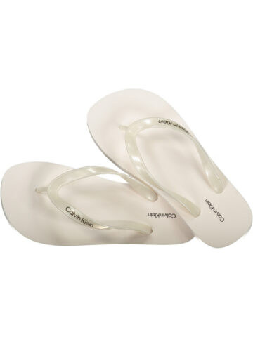CALVIN KLEIN Damen Flip-Flops Weiß