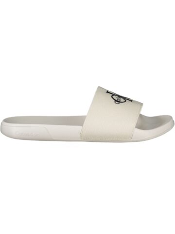 CALVIN KLEIN Damen Slipper Weiß