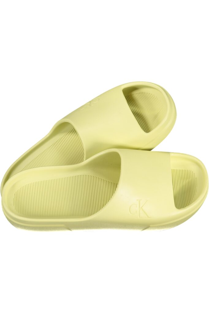 CALVIN KLEIN Herren Slipper Gelb