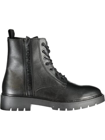 CALVIN KLEIN SCHWARZER HERREN-STIEFEL