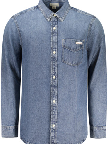 CALVIN KLEIN Herren Langarmshirt Blau