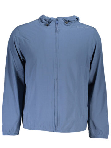 CALVIN KLEIN Herren Sweatshirt mit Reißverschluss Blau