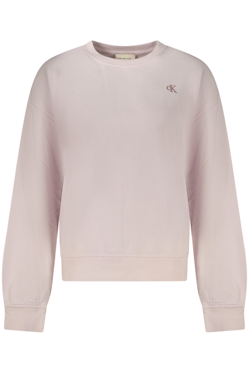 CALVIN KLEIN DÁMSKÁ RŮŽOVÁ MIKINA BEZ ZIPU LV047F223G_RS3FS