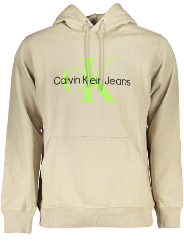 CALVIN KLEIN Herren Hoodie Beige