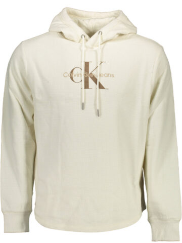 CALVIN KLEIN Herren Kapuzen-Sweatshirt Weiß